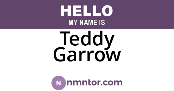Teddy Garrow