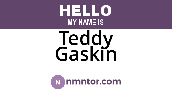 Teddy Gaskin