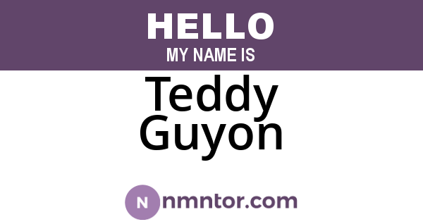 Teddy Guyon