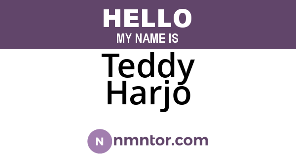 Teddy Harjo