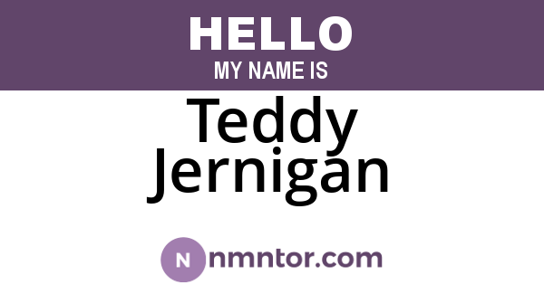 Teddy Jernigan