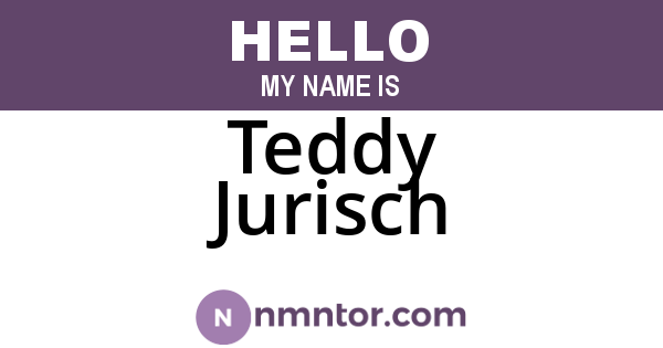 Teddy Jurisch