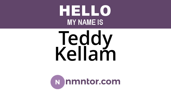 Teddy Kellam
