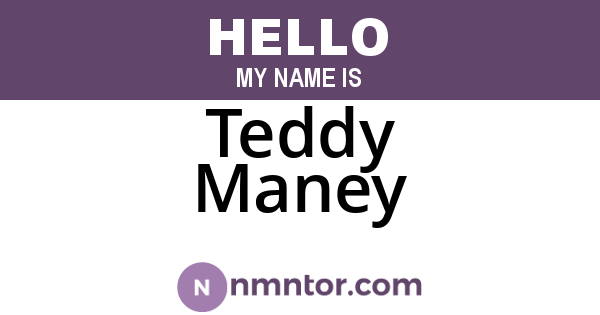 Teddy Maney