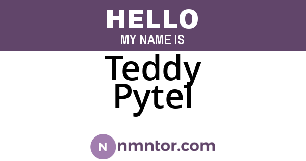Teddy Pytel