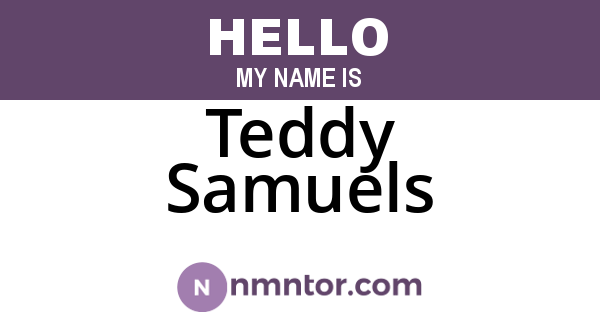 Teddy Samuels
