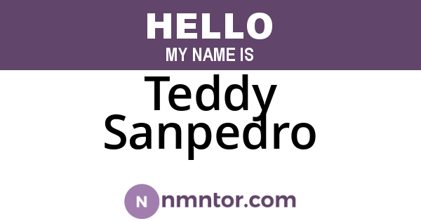 Teddy Sanpedro