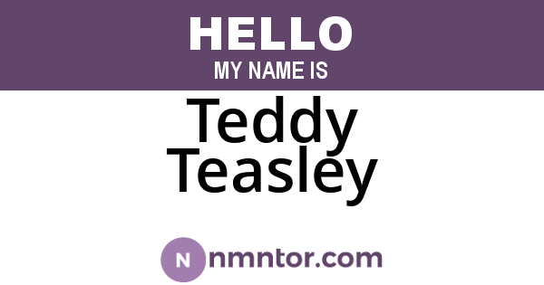 Teddy Teasley