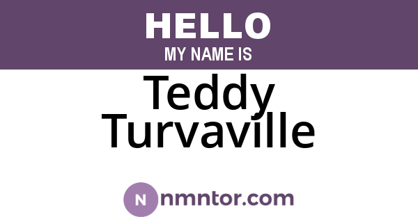 Teddy Turvaville