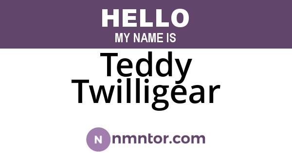Teddy Twilligear