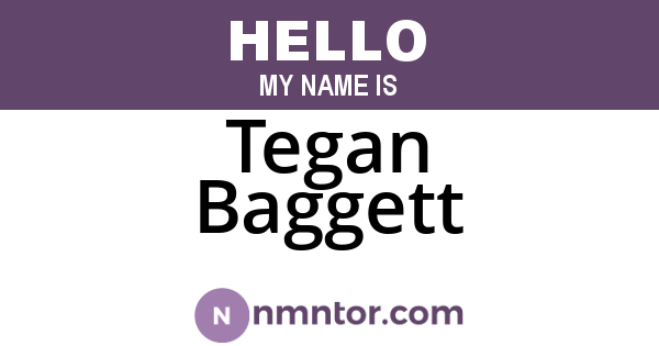 Tegan Baggett