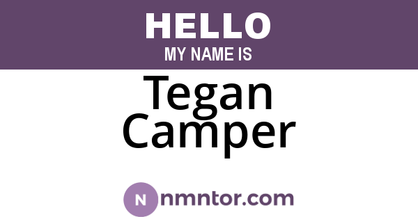 Tegan Camper