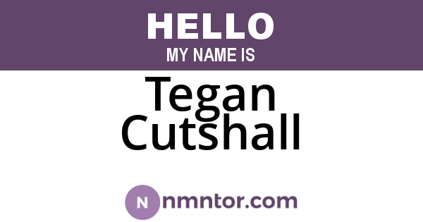 Tegan Cutshall