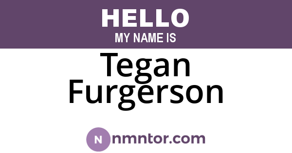 Tegan Furgerson