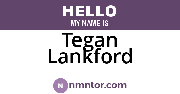 Tegan Lankford