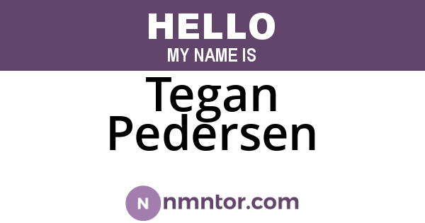 Tegan Pedersen