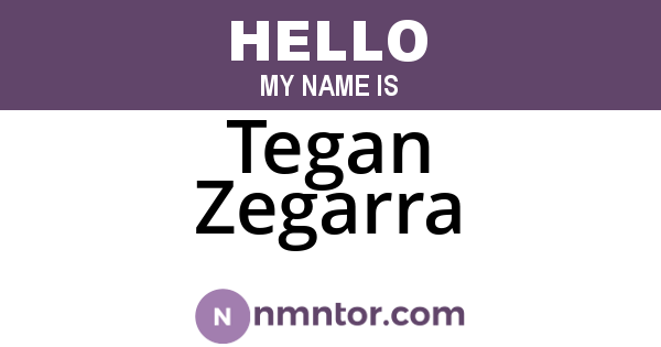 Tegan Zegarra