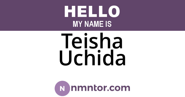 Teisha Uchida