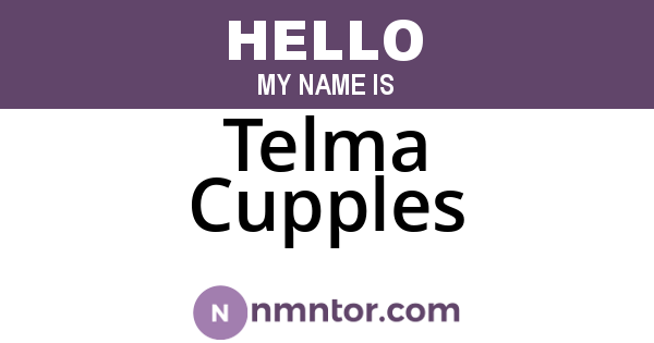 Telma Cupples