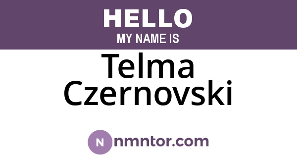 Telma Czernovski