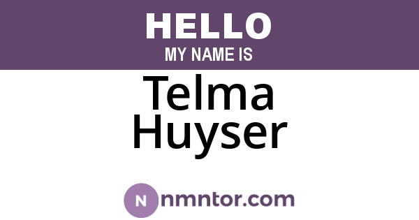Telma Huyser