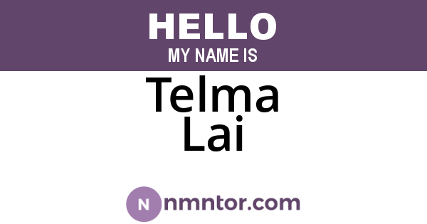 Telma Lai