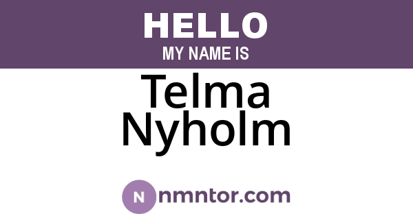 Telma Nyholm