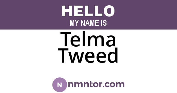 Telma Tweed