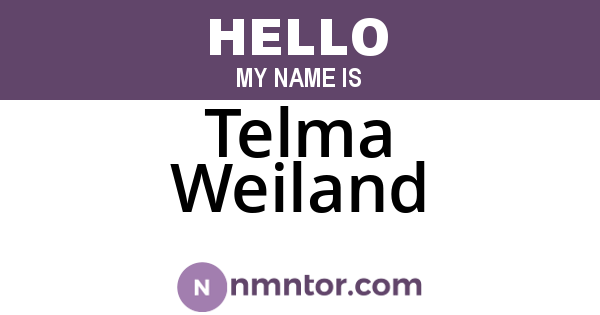 Telma Weiland