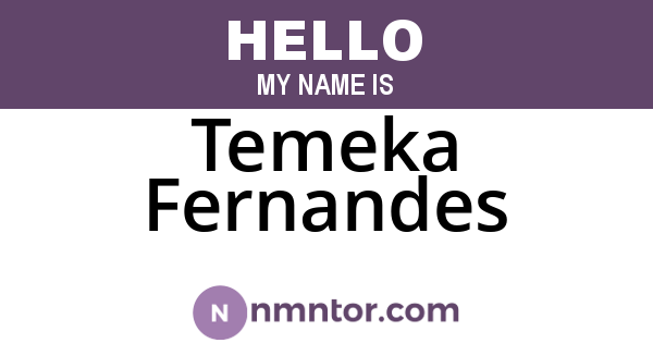 Temeka Fernandes