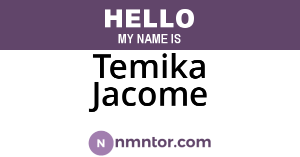 Temika Jacome