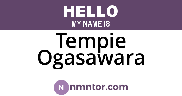 Tempie Ogasawara