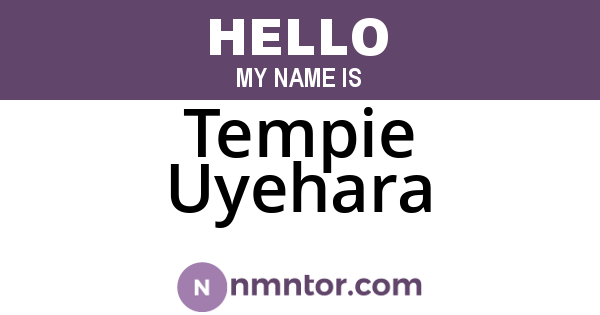 Tempie Uyehara