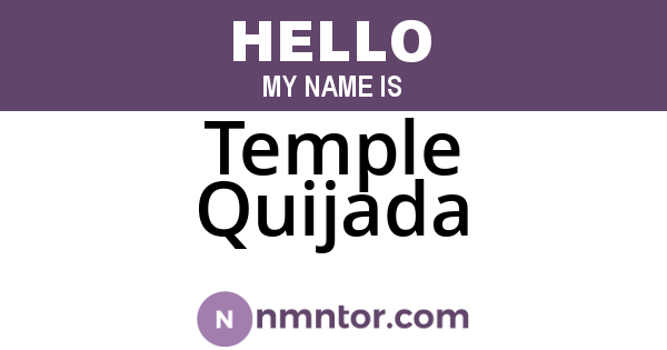 Temple Quijada