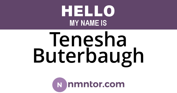 Tenesha Buterbaugh