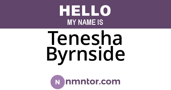 Tenesha Byrnside