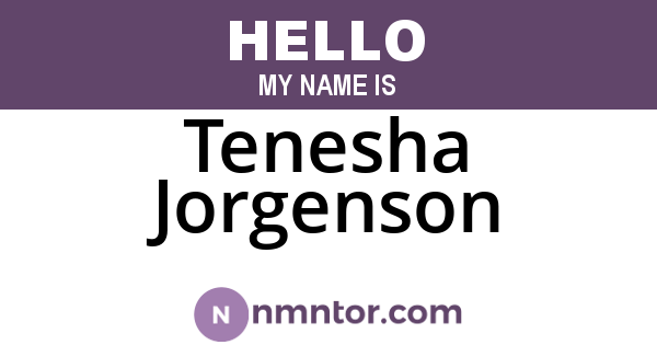 Tenesha Jorgenson