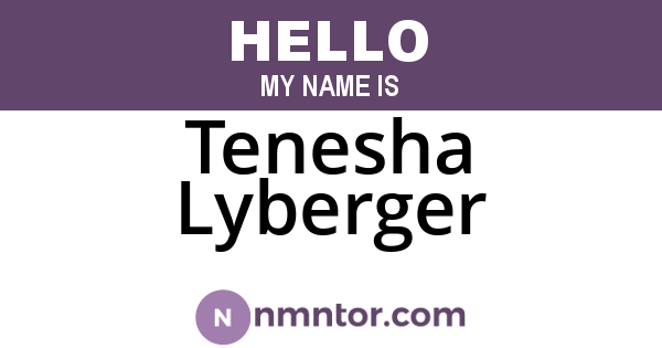 Tenesha Lyberger