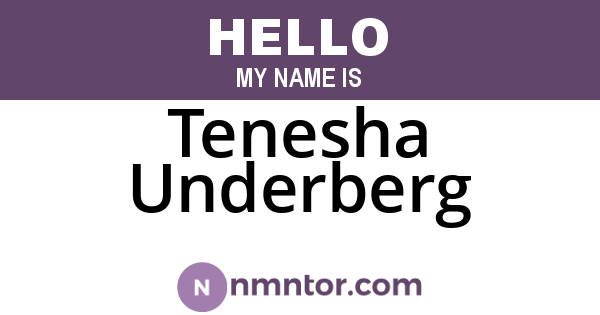 Tenesha Underberg