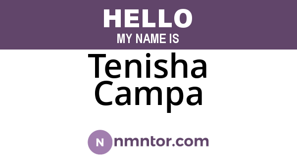 Tenisha Campa