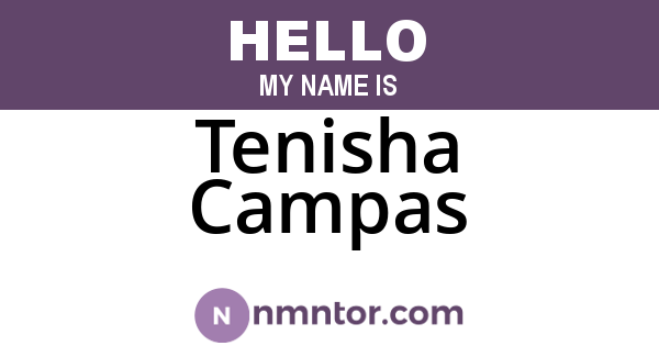 Tenisha Campas