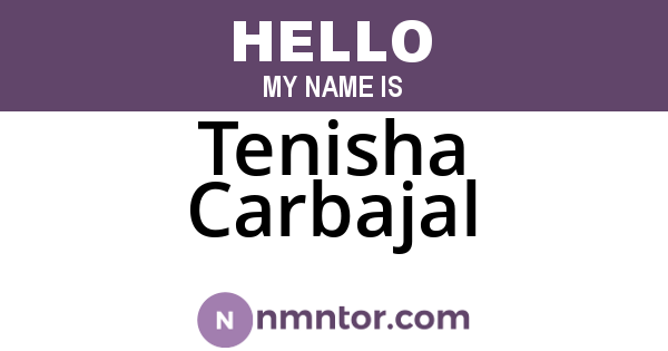 Tenisha Carbajal