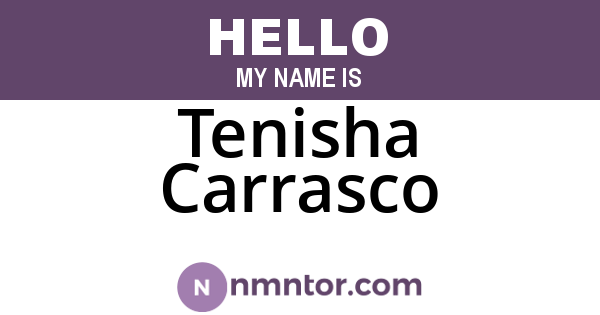 Tenisha Carrasco