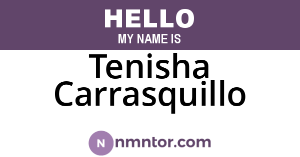 Tenisha Carrasquillo