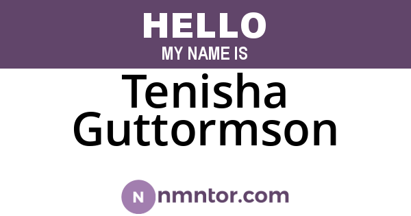 Tenisha Guttormson