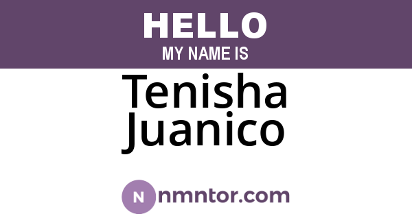 Tenisha Juanico