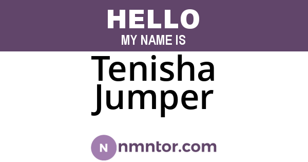 Tenisha Jumper
