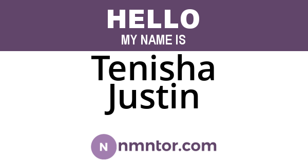 Tenisha Justin