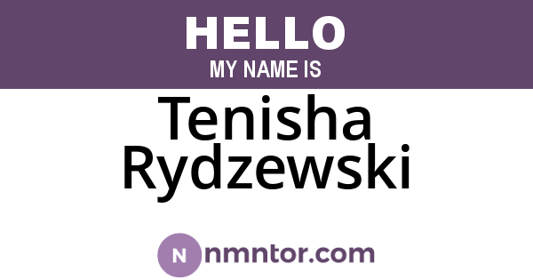 Tenisha Rydzewski