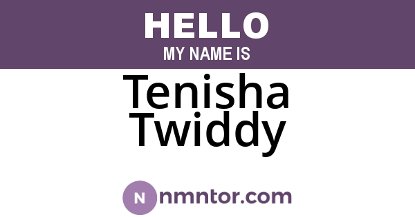 Tenisha Twiddy